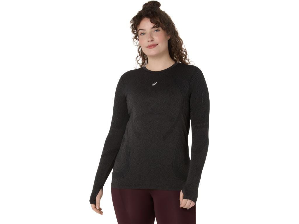 ROAD SEAMLESS LS TOP - Performance Black/Graphite Grey