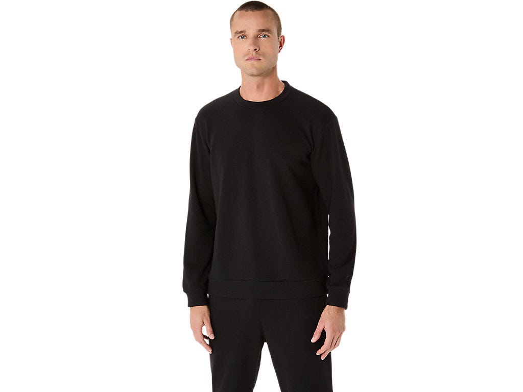 SWEAT CREW NECK TOP - Performance Black
